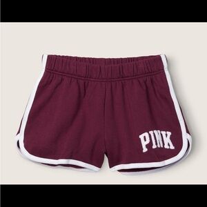 VS Pink Varsity Shorts Maroon XL